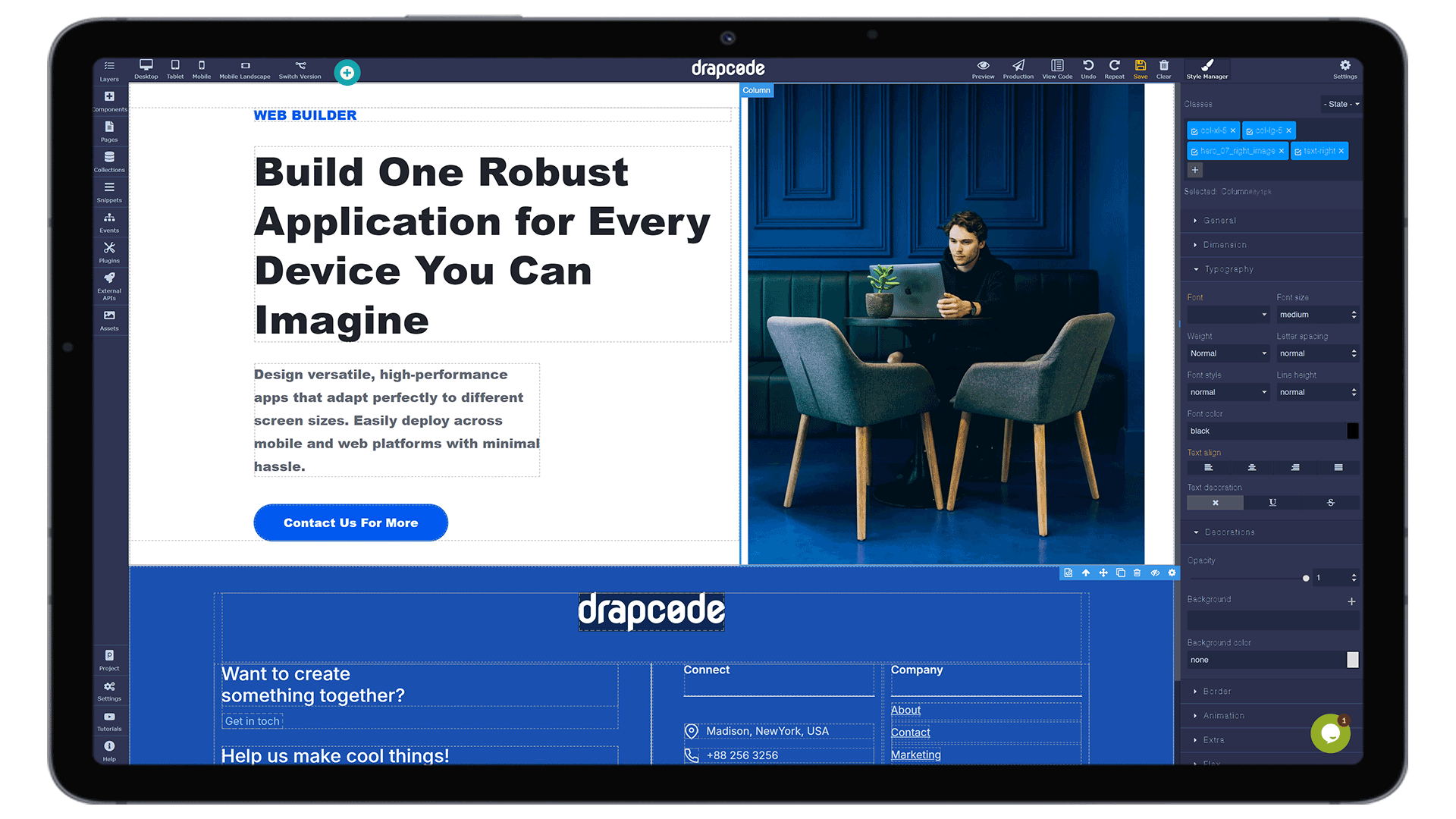 Builder DrapCode